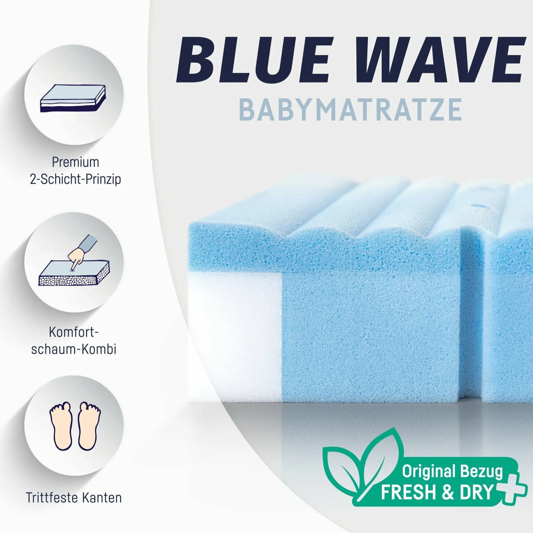 Babymatratze, Blue Wave