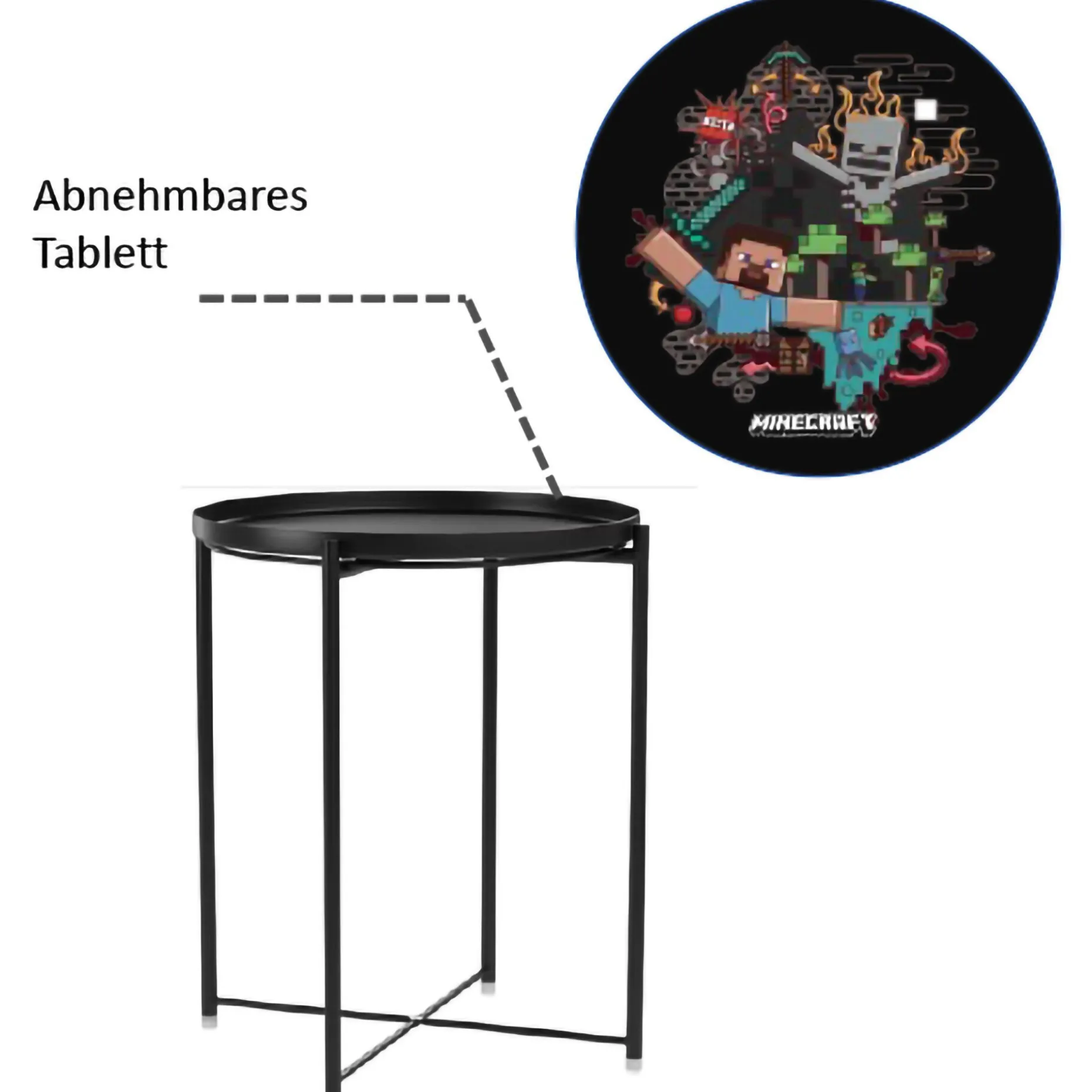 Beistelltisch, Minecraft