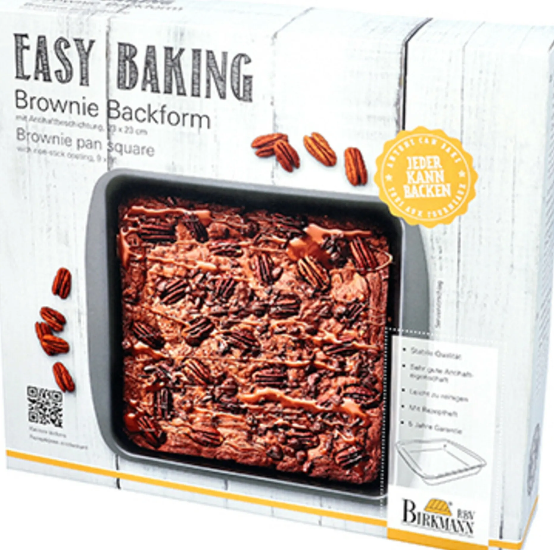 Brownieform, Easy Baking