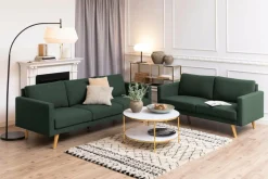 Couchtisch, Alisma rund Ø80 mit Ablage