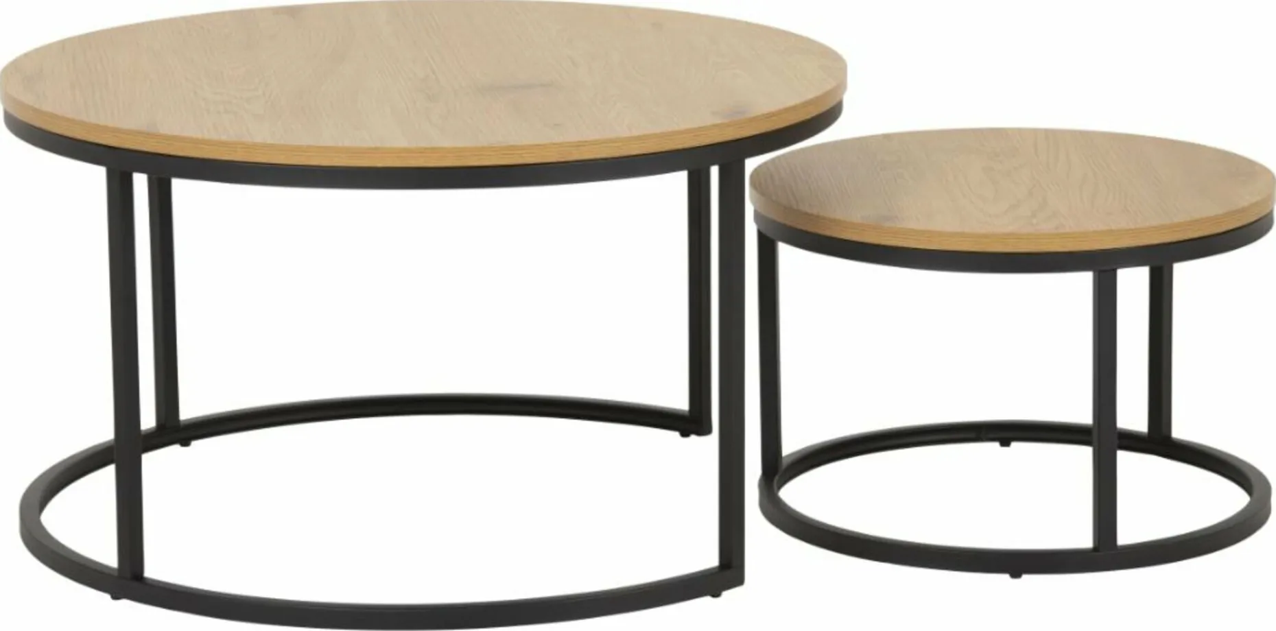 Couchtischsatz, Spiro rund