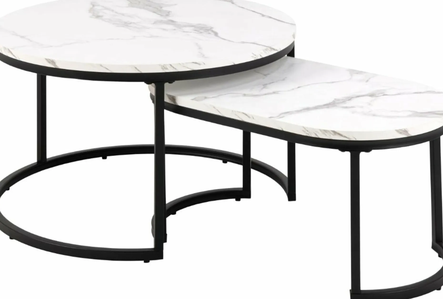 Couchtisch-Set, Spiro oval