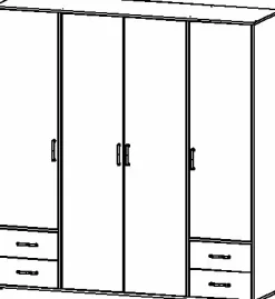 Drehtürenschrank, Voyager