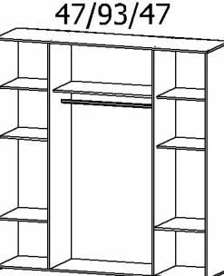 Drehtürenschrank, Voyager