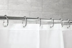 DV-Ringe, Duschvorhang-Ringe Silber