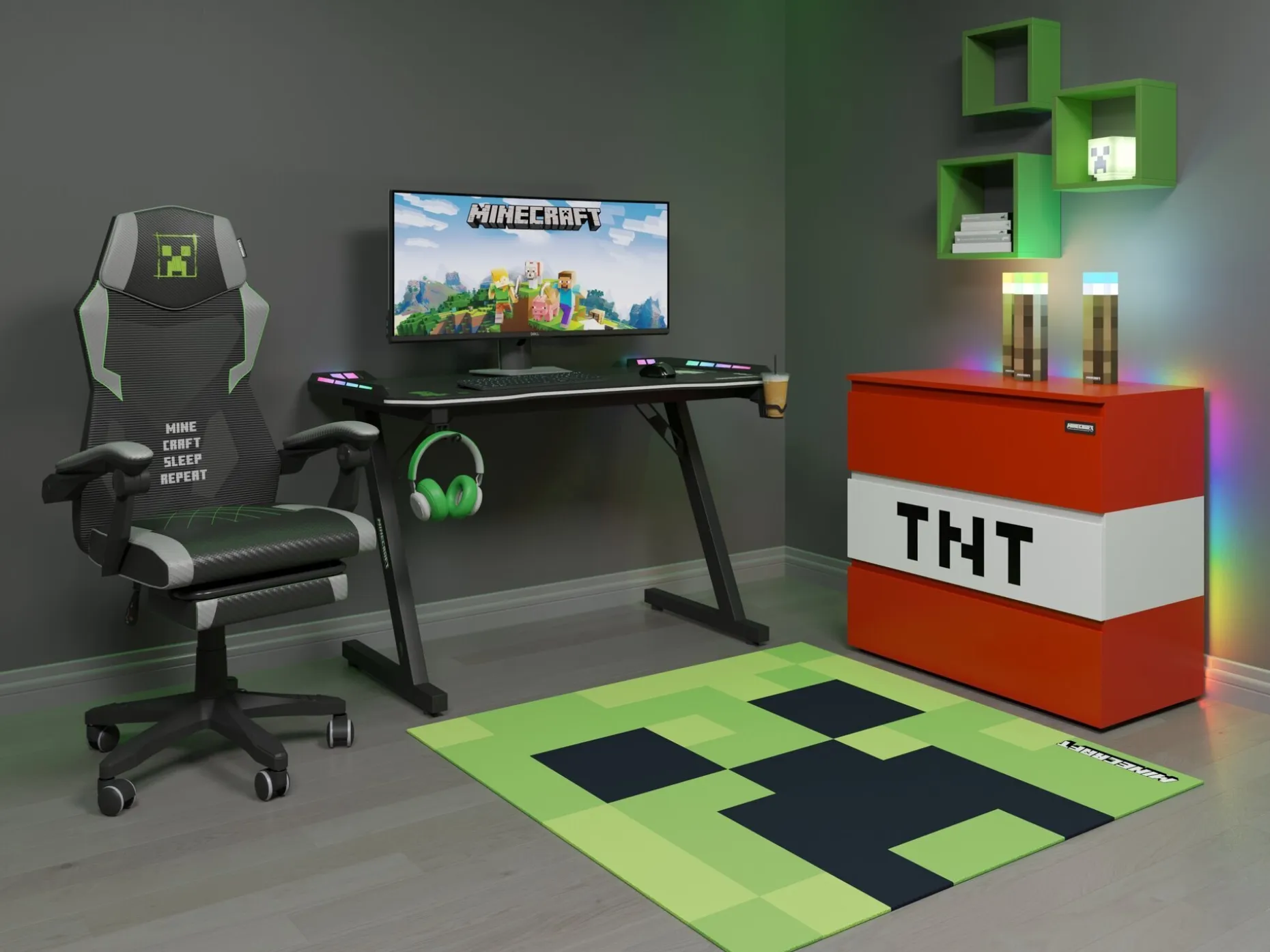 Gaming Tisch, Minecraft