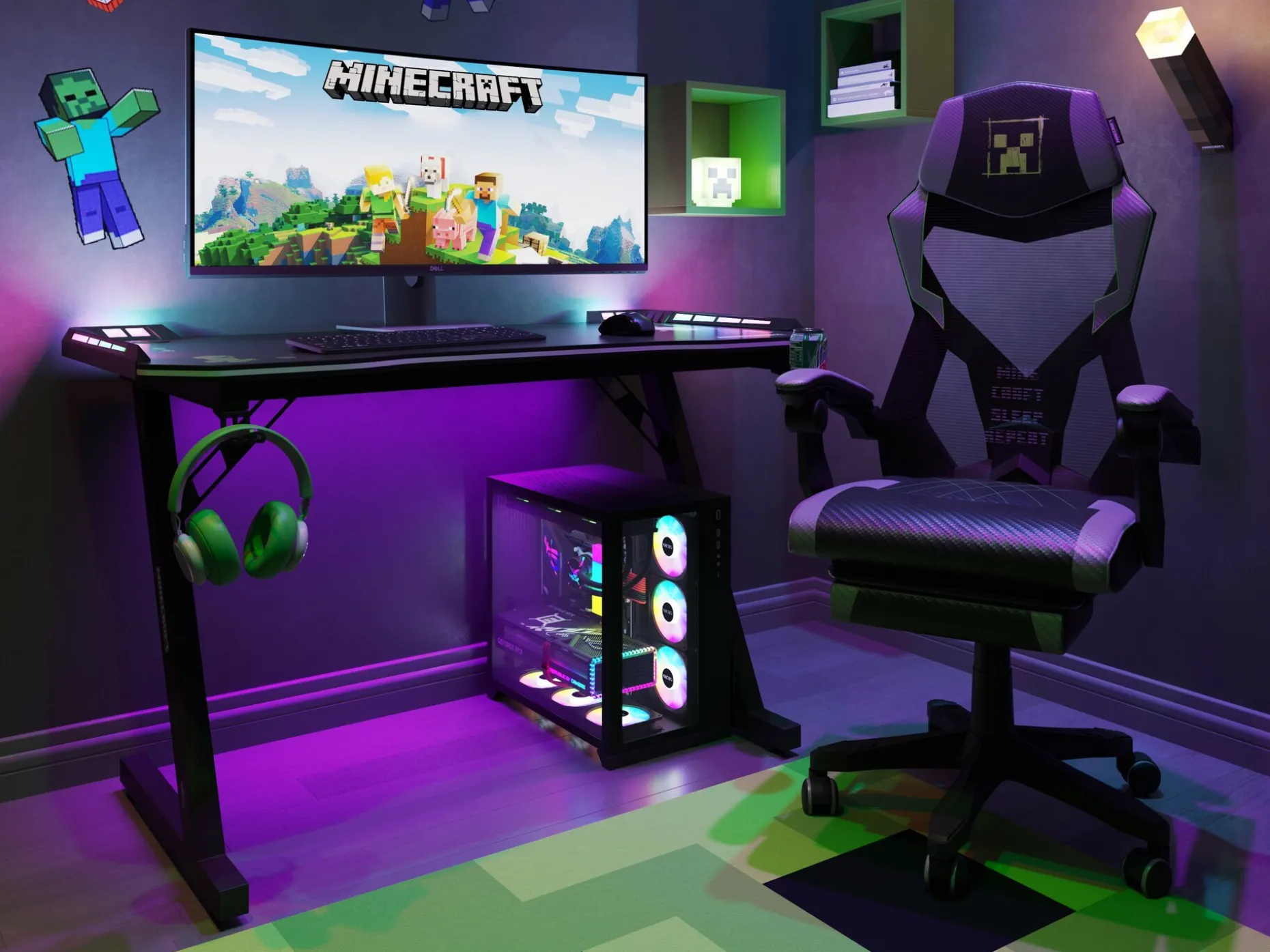 Gaming Tisch, Minecraft
