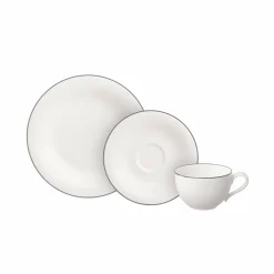 Kaffeeset 18tlg., Grey Lines