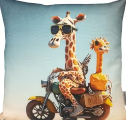 Kissenhülle, Giraffe Safari