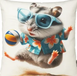 Kissenhülle, Tennis Hamster