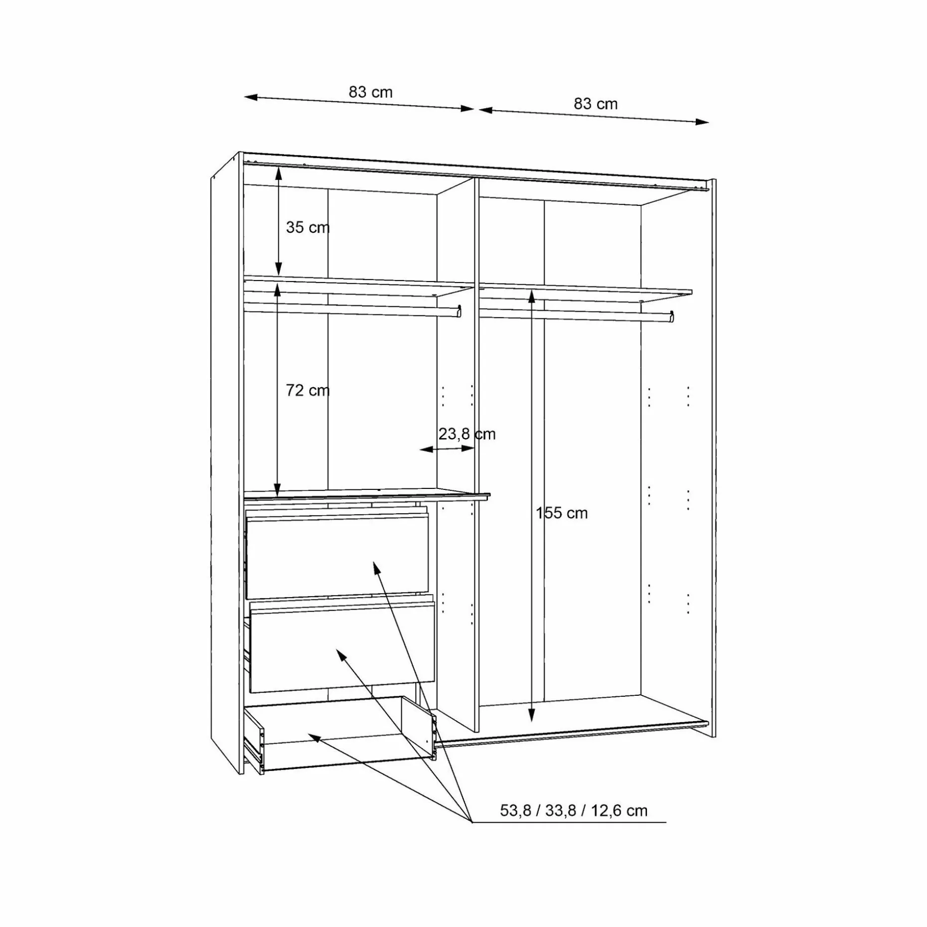 Kleiderschrank, Winn 2
