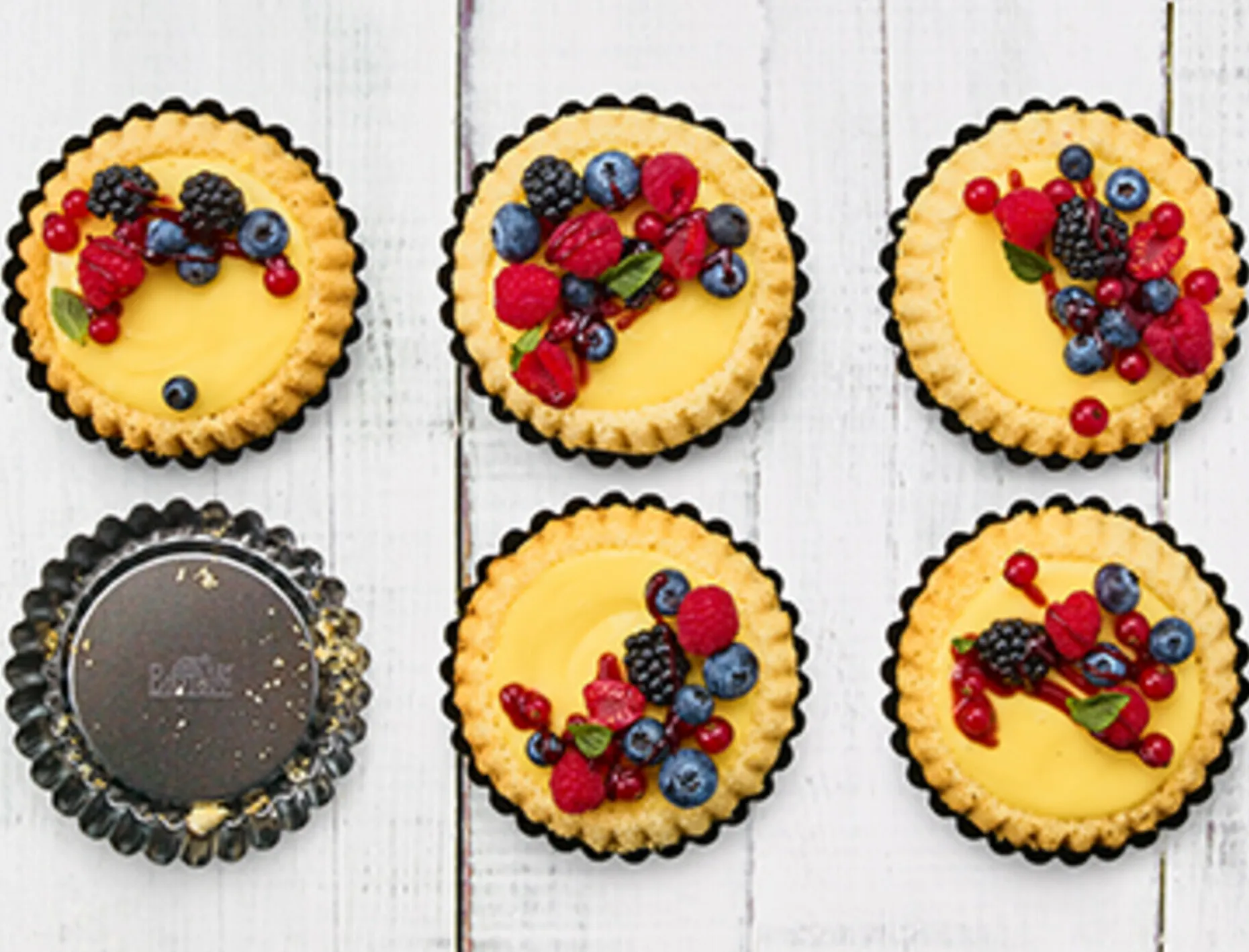 Obstbodenförmchen, Easy Baking