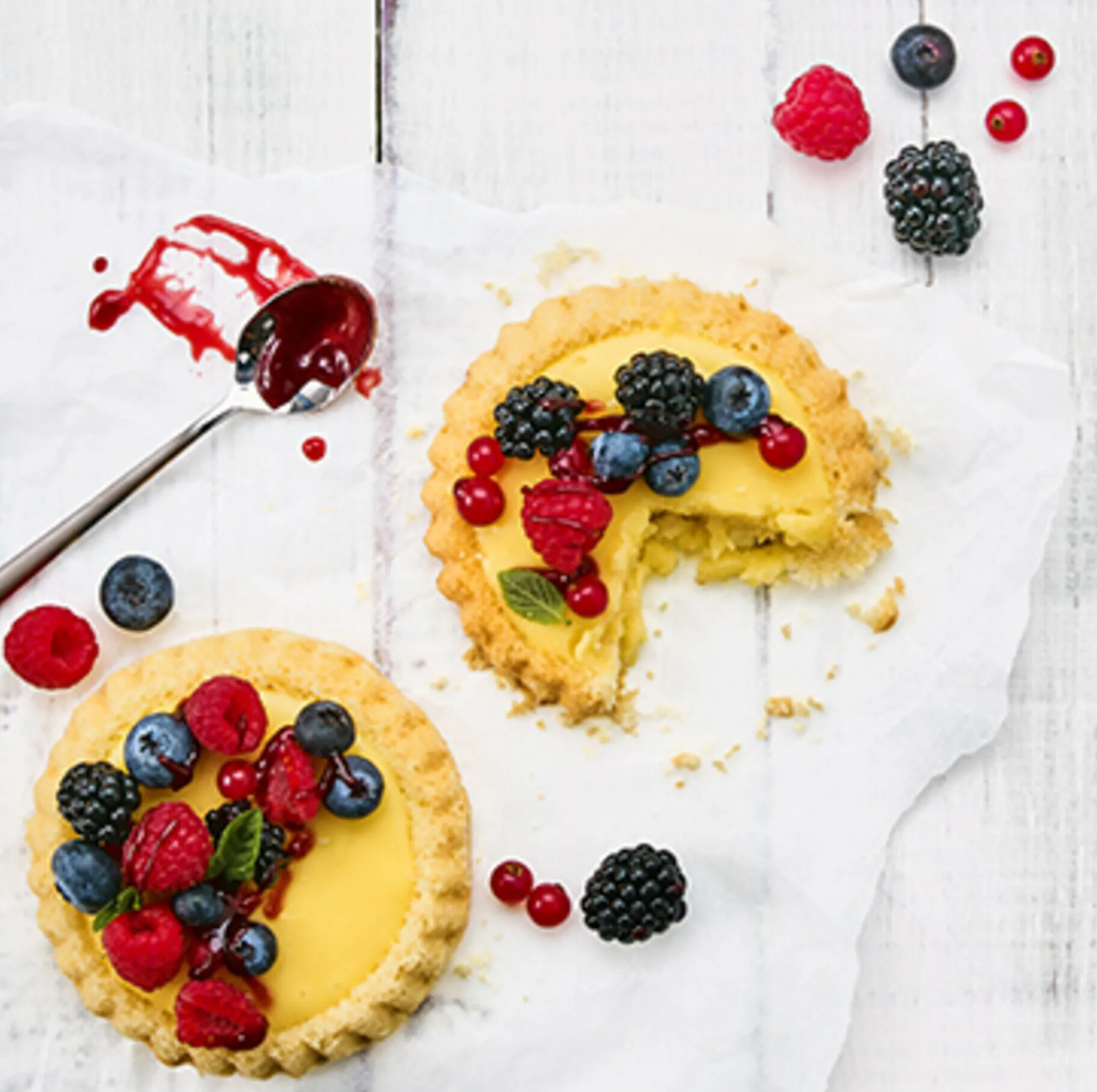 Obstbodenförmchen, Easy Baking