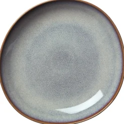Schale flach, Lave beige