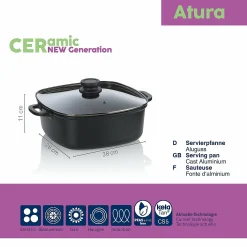 Servierpfanne, Atura