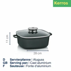Servierpfanne, Kerros