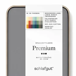 Spannbettlaken, Premium