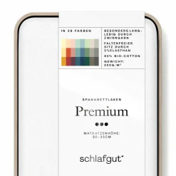 Spannbettlaken, Premium