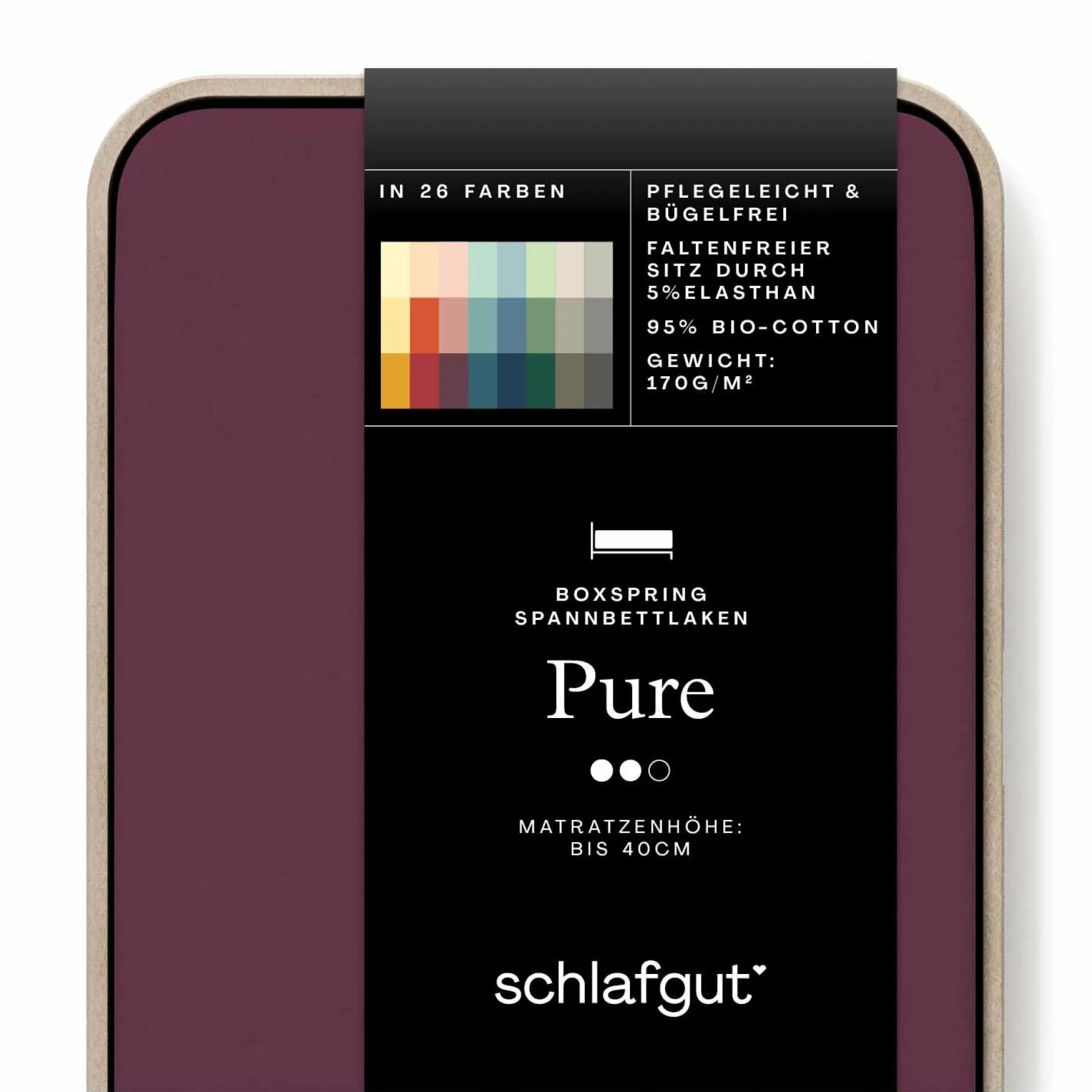 Spannbettlaken, Pure