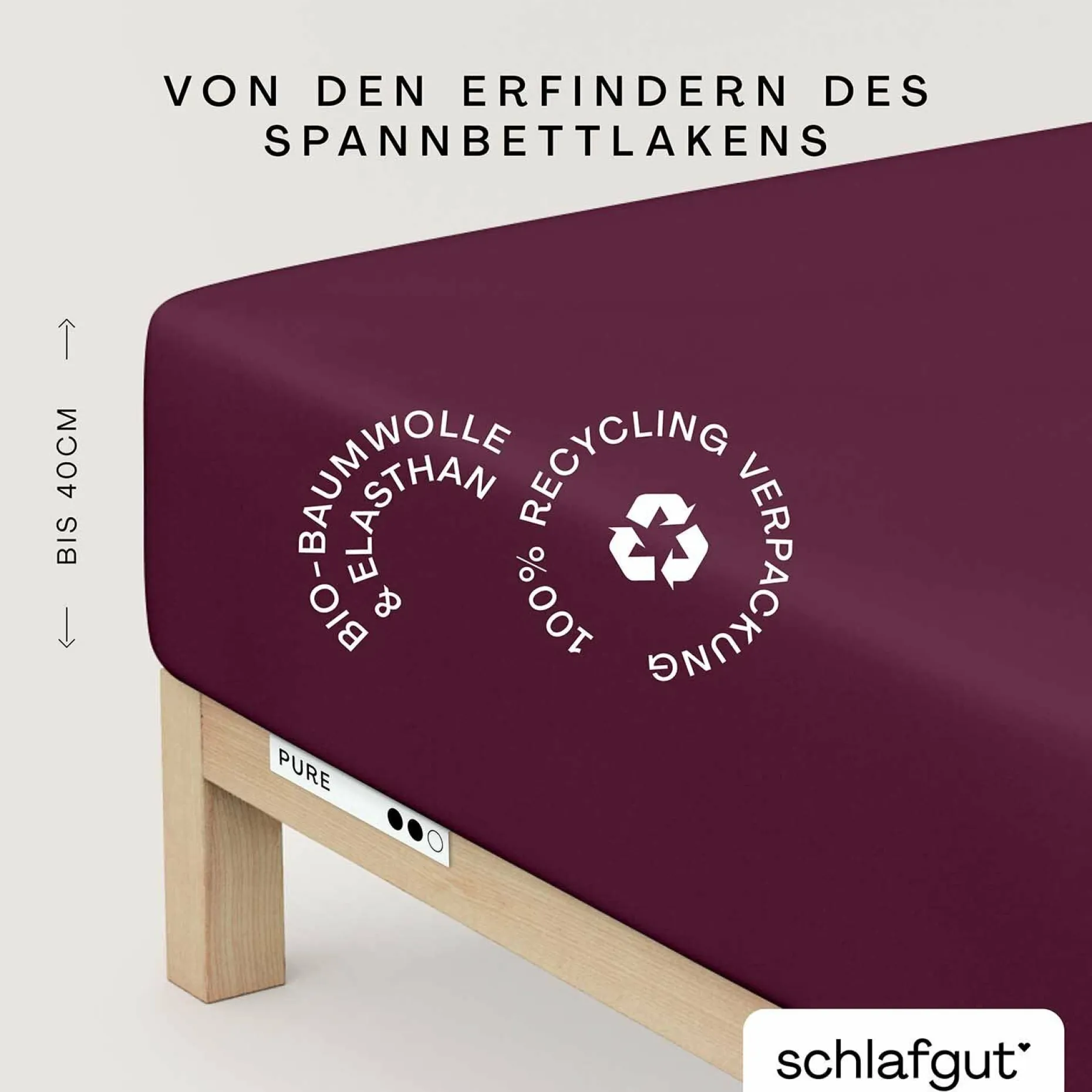 Spannbettlaken, Pure