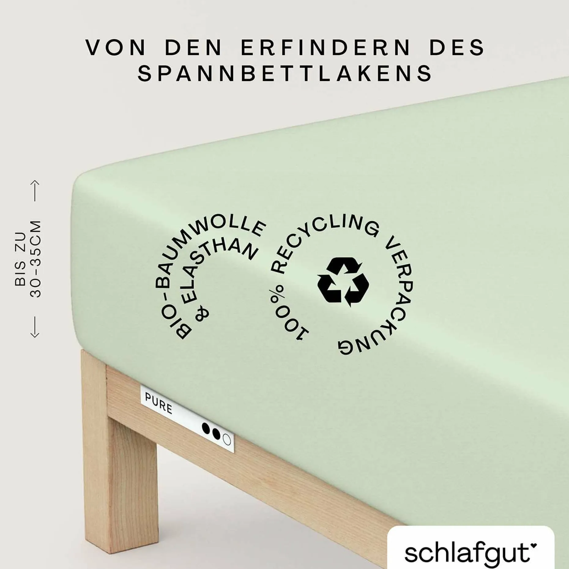 Spannbettlaken, Pure