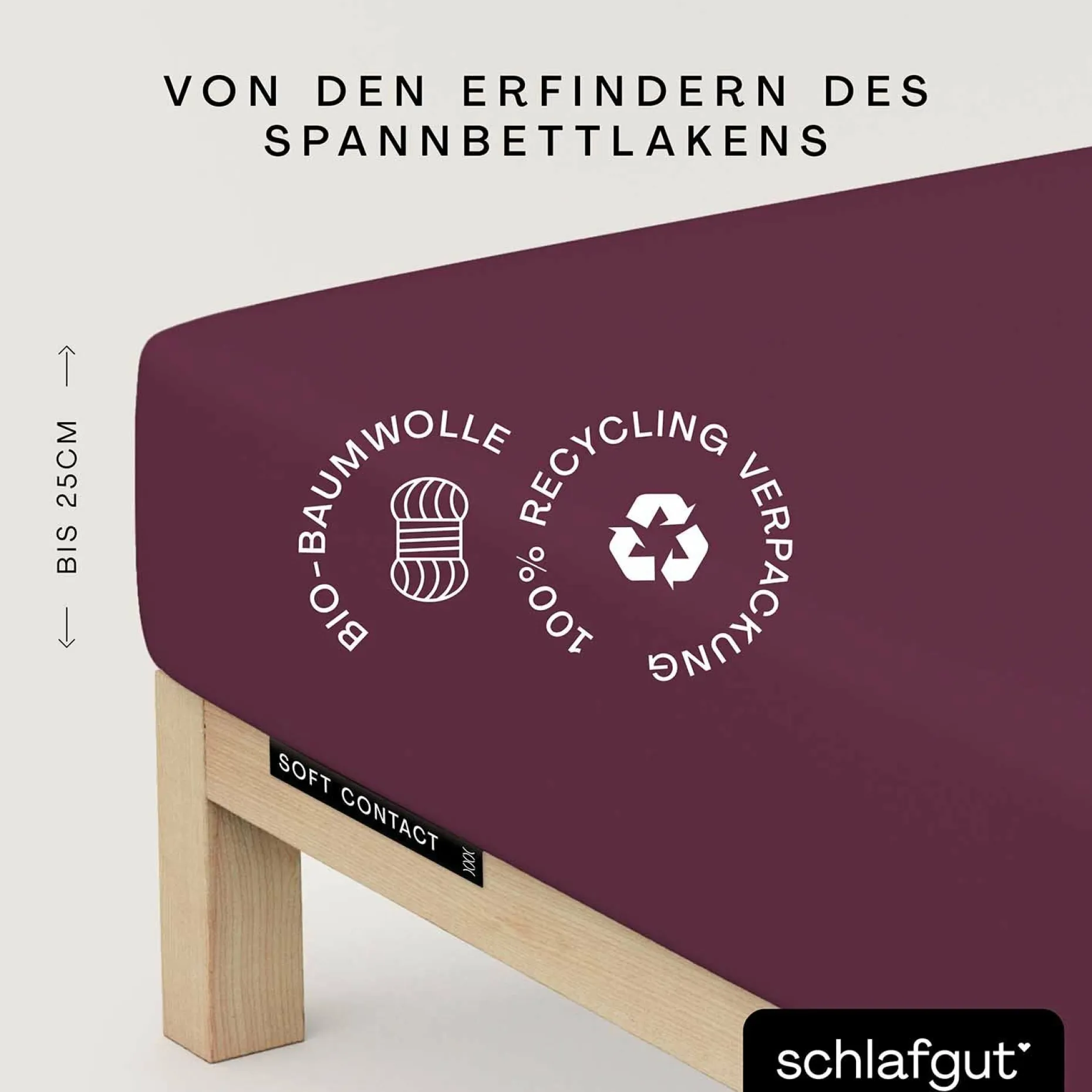 Spannbettlaken, Soft Contact
