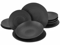 Tellerset 12-tlg, Lava Stone