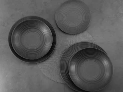 Tellerset 12-tlg, Lava Stone