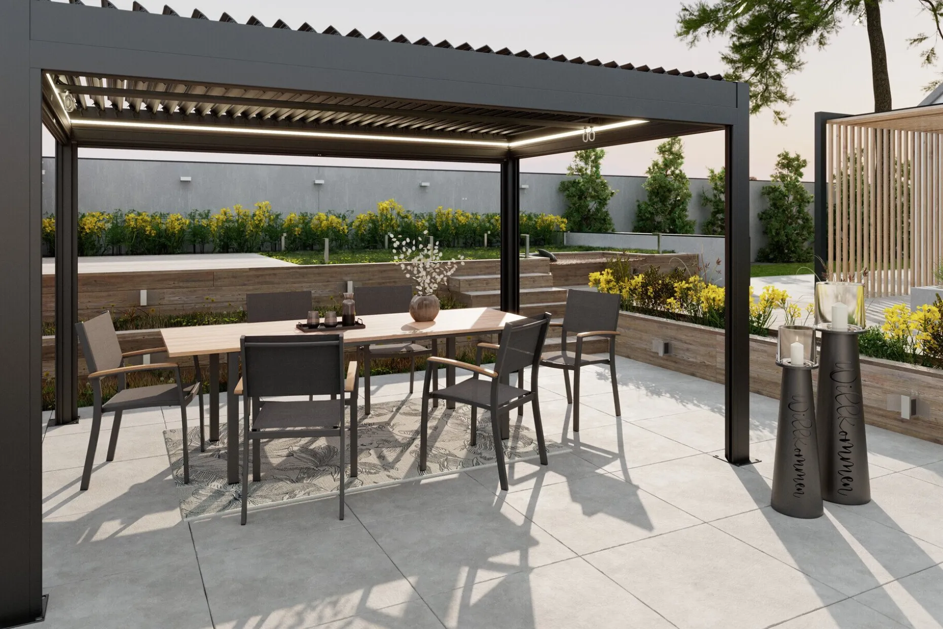 Terrassenüberdachung, Para