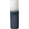Vase Cylinder bleu groß, Lave Home