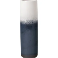 Vase Cylinder bleu groß, Lave Home