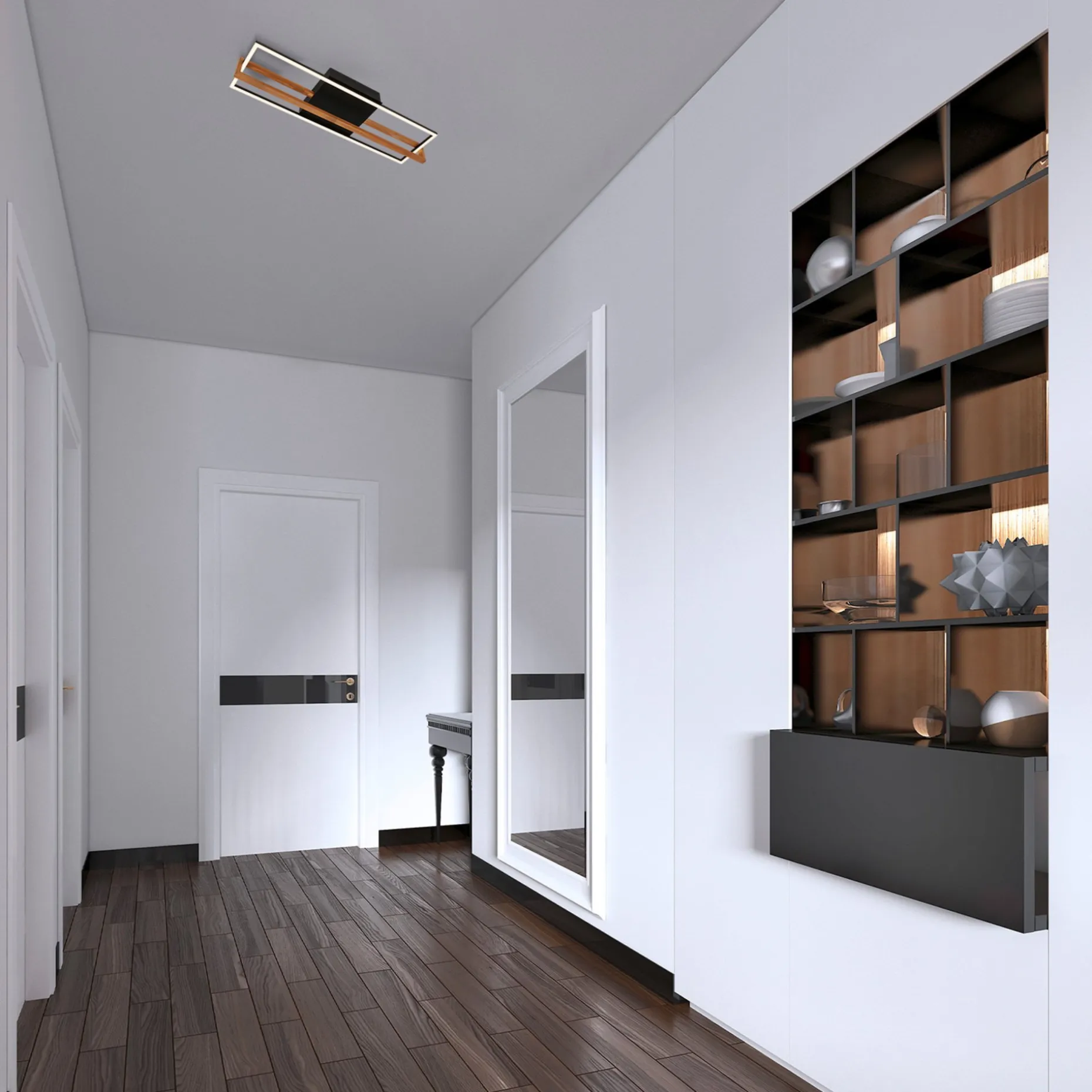 Wand- und Deckenleuchte, Nested