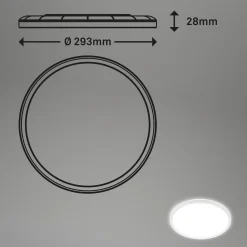 Wand- und Deckenleuchte, Slim